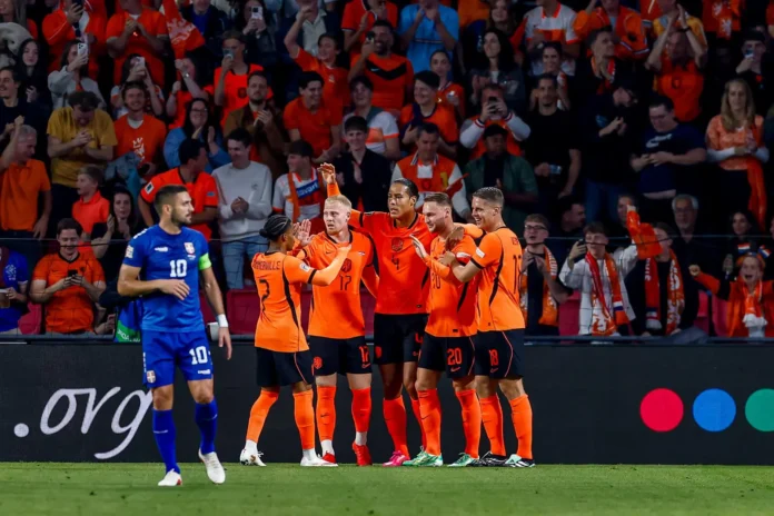 Fútbol/Liga Naciones.- (Crónica) Portugal logra el pleno y los cuartos sin Cristiano y la 'Oranje' de Xavi ya es líder