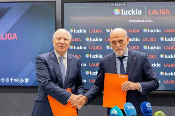Fútbol.- Luckia renueva su patrocinio con LaLiga hasta 2029