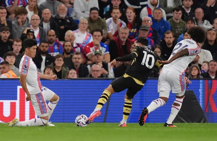 Fútbol/Premier.- El Manchester City mejora con Cherki en un 1-4 al Crystal Palace