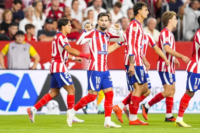 Fútbol/Primera.- Crónica del Sevilla FC - Atlético de Madrid: 1-3