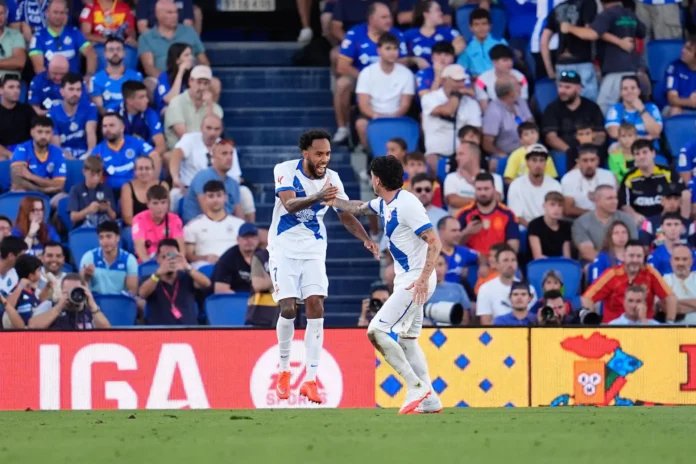 Fútbol/Primera.- (Crónica) El Getafe se topa también con Aubameyang y el Celta y el Málaga siguen sin ganar