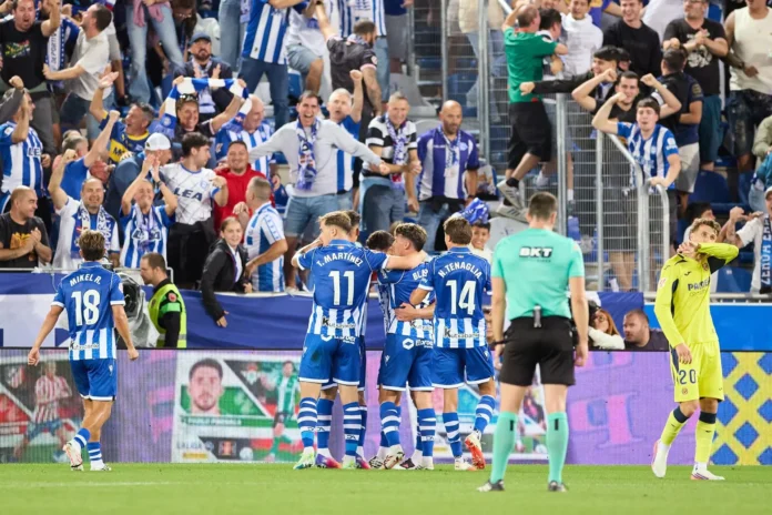 Fútbol/Primera.- (Crónica) Zabiri da al Racing la primera y el Alavés supera al Villarreal