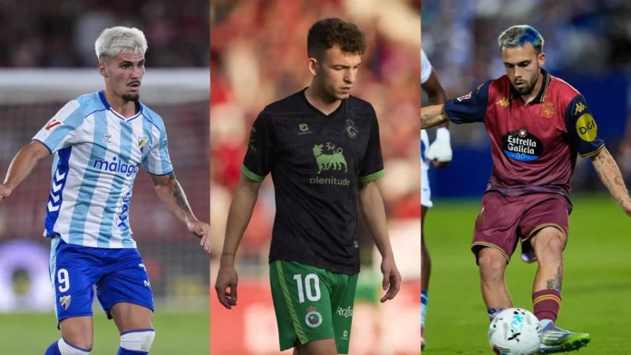 Fútbol/Primera.- Racing, Deportivo y Málaga regresan tras una larga espera y con el deseo de sufrir lo menos posible