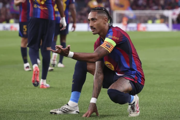 Fútbol.- Raphinha asume el peso del gol en el FC Barcelona