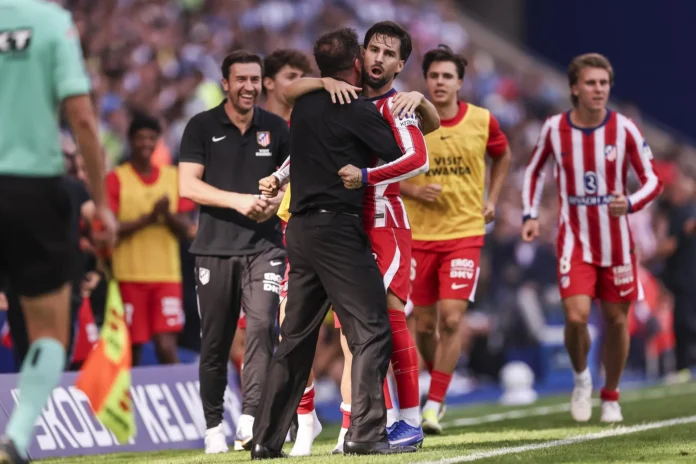 Fútbol.- Simeone: "Baena ve el fútbol diferente a los demás"