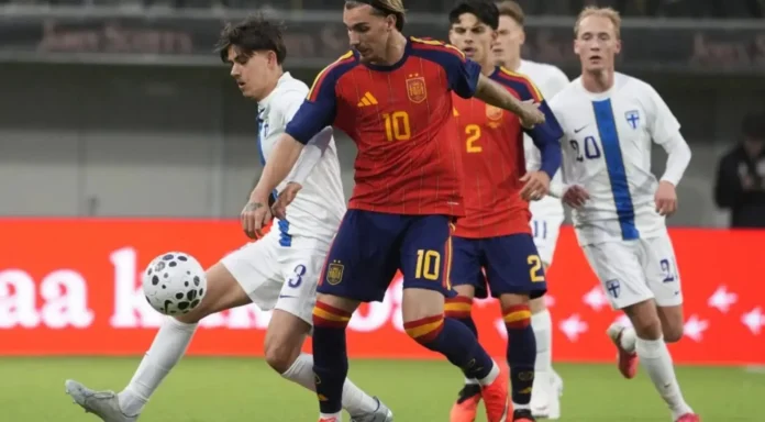 Fútbol/Sub-21.- (Crónica) España tropieza en Finlandia y aplaza su clasificación para el Europeo Sub-21