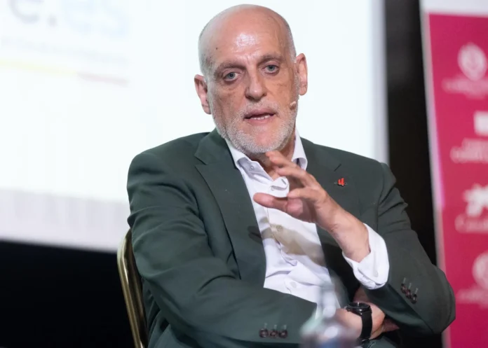 Fútbol.- Tebas defiende su comparación entre RMTV y la propaganda nazi: "Se estudia en las facultades de Periodismo"