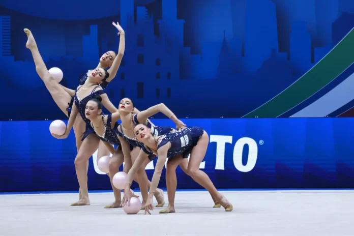 Gimnasia.- El conjunto sénior de España se proclama campeón del mundo de rítmica
