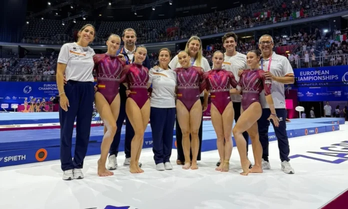 Gimnasia.- España termina séptima por equipos en el Europeo femenino de gimnasia artística