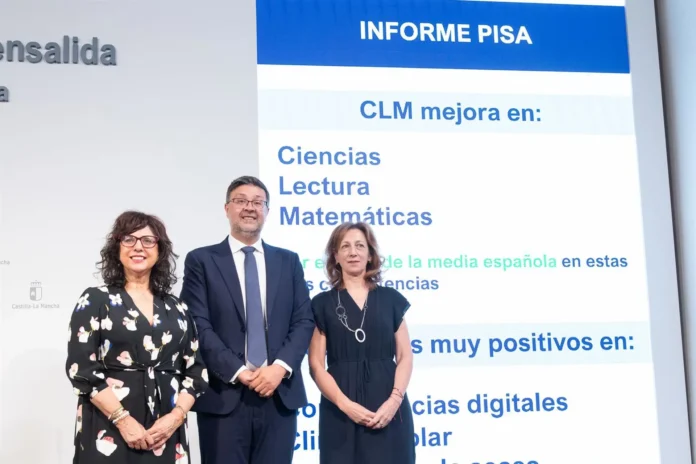 Gobierno de Page celebra que C-LM se sitúe por encima de la media en ciencias, lectura y matemáticas en el informe PISA