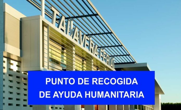 Talavera Ferial punto de recogida de ayuda humanitaria