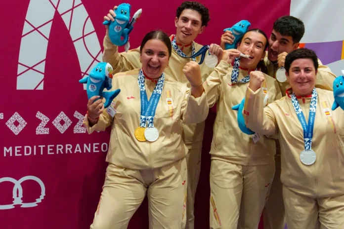 JJ.OO.- La petanca engrosa el medallero español en los Juegos Mediterráneos de Taranto 2026