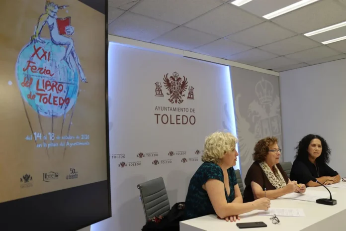 Jorge Volpi, Elma Correa o Javier Ruescas, en la Feria del Libro de Toledo que sale de Zocodover y se acerca a México