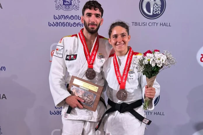 Judo.- María Manzanero y Sergio Ibáñez se cuelgan bronces en el Campeonato del Mundo de judo paralímpico