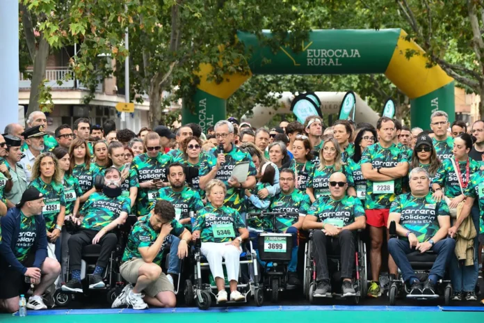 La Carrera Solidaria contra la ELA de Eurocaja Rural bate récords con 6.700 participantes y 151.100 euros de recaudación