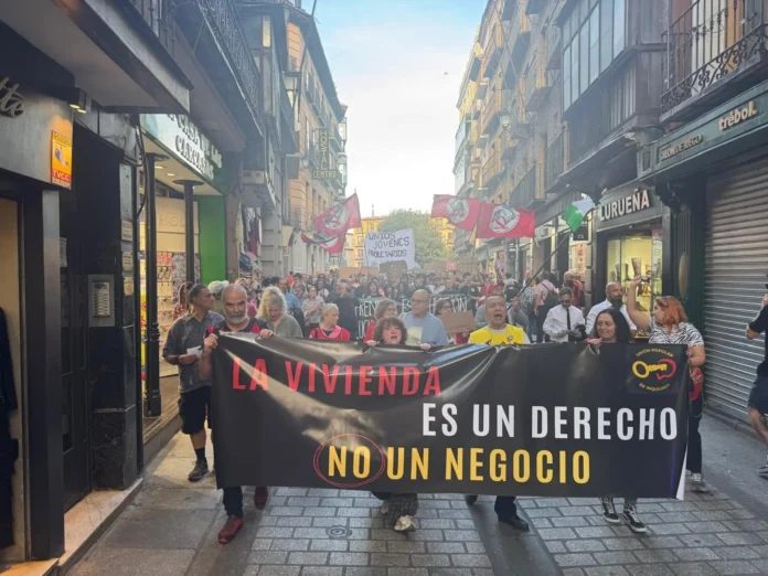 La ciudadanía de C-LM se echa a la calle por el derecho a la vivienda y hacia la huelga general: "No podemos más"