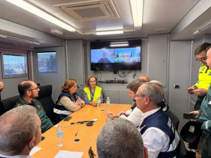 La Diputación despliega un amplio dispositivo del Consorcio Provincial de Bomberos en Urda y pone todos sus medios a disposición de la emergencia
