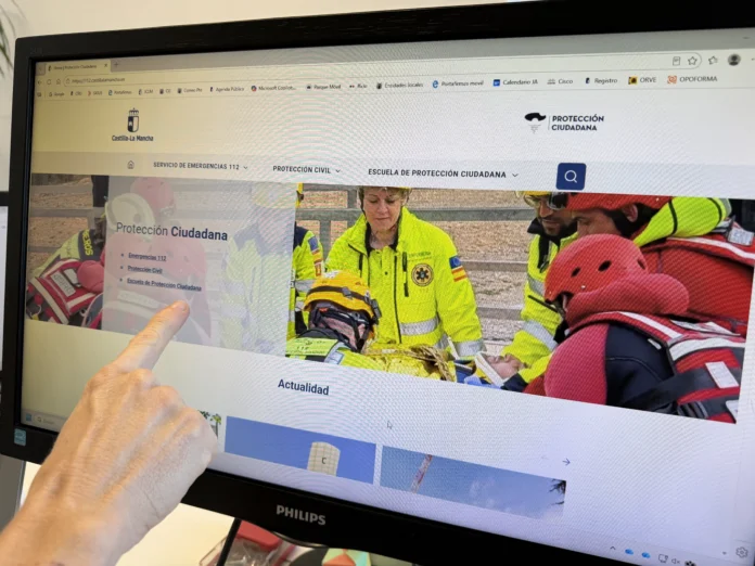 La página web del Servicio 1-1-2 de Castilla-La Mancha recibe más de 141.000 visitas en los primeros seis meses del año 2026