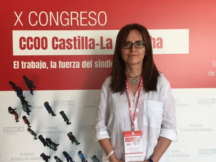 La sindicalista María Ángeles Castellanos, candidata de Podemos al Congreso por Toledo