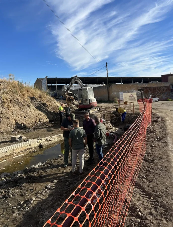 Las obras en la antigua fuente y lavadero de 'Los Caños' en Talavera avanzan a "muy buen ritmo", según el Ayuntamiento