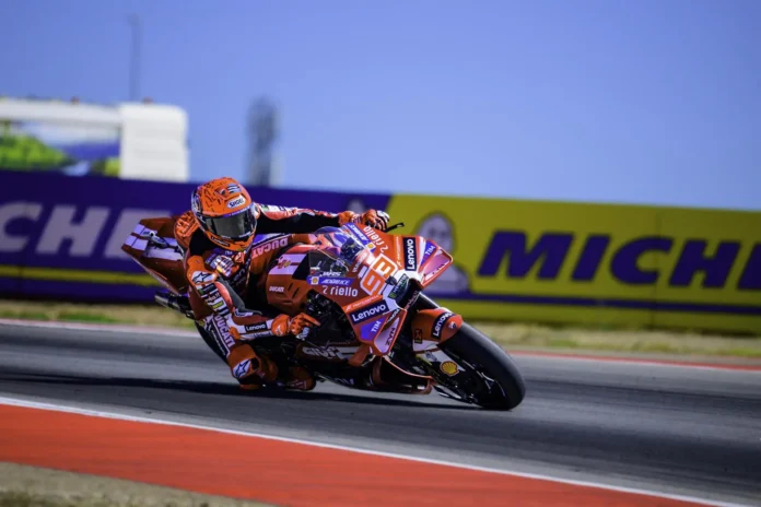 Motociclismo/GP Aragón.- Marc Márquez gana la esprint y mantiene su dominio en Aragón