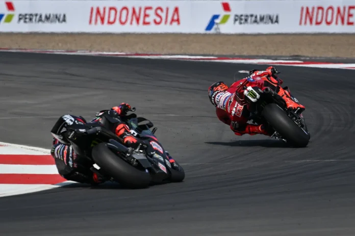 Motociclismo/GP Indonesia.- AV.- Bezzecchi vence en Indonesia y Jorge Martín arrebata el liderato a Marc Márquez