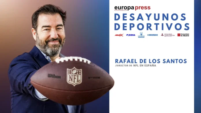 NFL.- Rafael de los Santos y el NFL Madrid Game, protagonistas este martes en los Desayunos Deportivos de EP