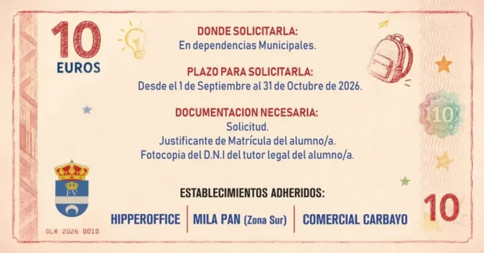 OLÍAS DEL REY DESTINA 50.000 EUROS A NUEVAS AYUDAS MUNICIPALES DE ‘VUELTA AL COLE’ PARA MÁS DE 1.000 ESCOLARES DEL MUNICIPIO