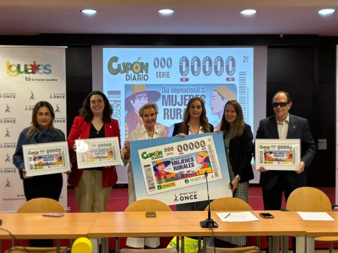 ONCE homenajea a las mujeres rurales por su Día Internacional con su cupón del 15 de octubre