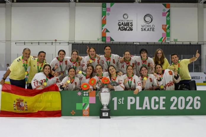 Patinaje.- La selección española femenina de hockey línea conquista su segundo Mundial