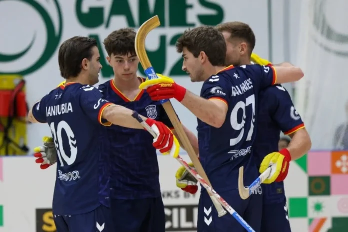 Patinaje.- La selección masculina de hockey patines vence a Suiza y firma una fase de grupos con pleno de victorias
