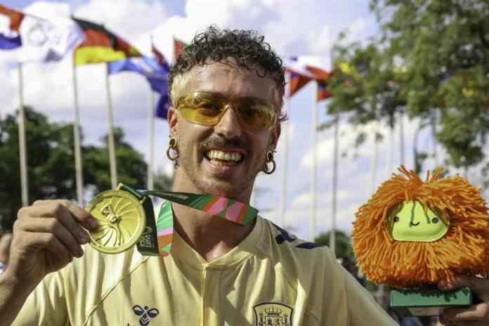 Patinaje.- Pablo Soler estrena el medallero de España en los World Skate Games con un oro en descenso