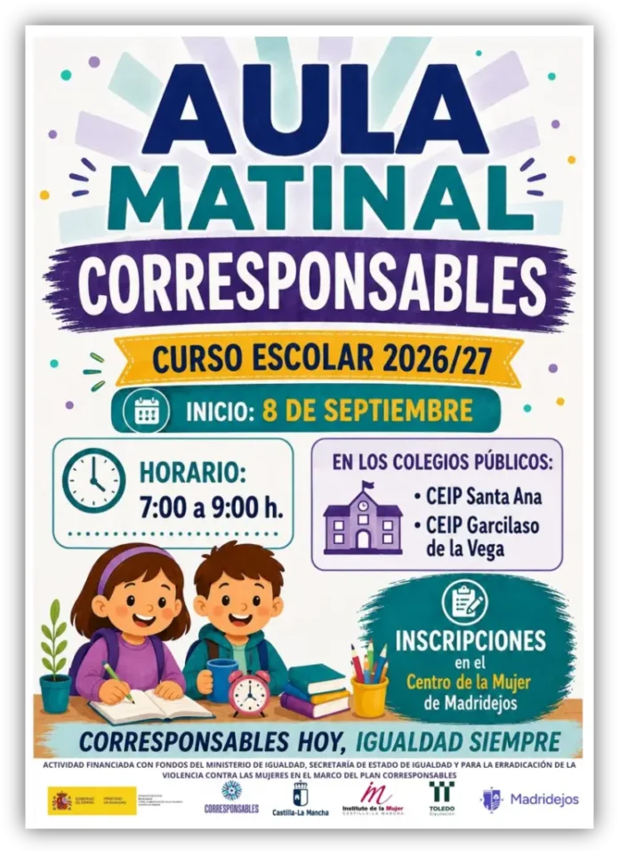 Plan Corresponsables – AULA MATINAL – Curso escolar 2026/2027