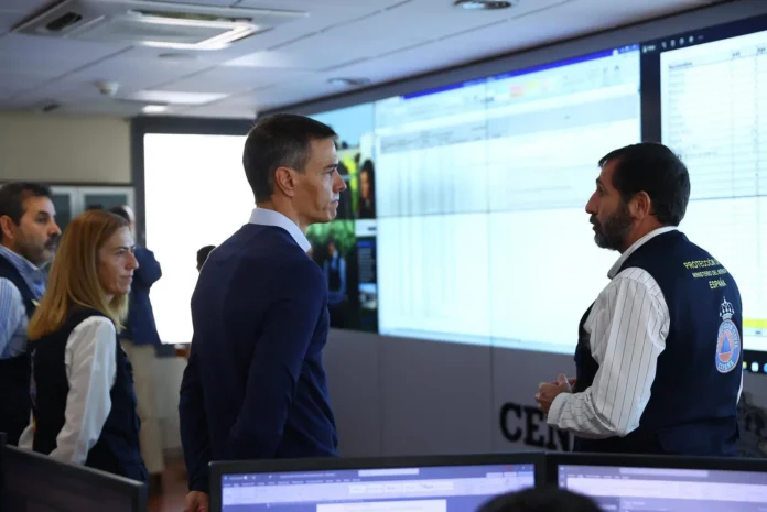 Sánchez participa en Madrid en la reunión de coordinación y seguimiento de la emergencia por el accidente