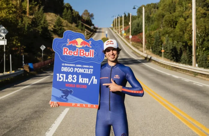 Skate.- El español Diego Poncelet se convierte en el skater más rápido del mundo al alcanzar los 151,83 km/h