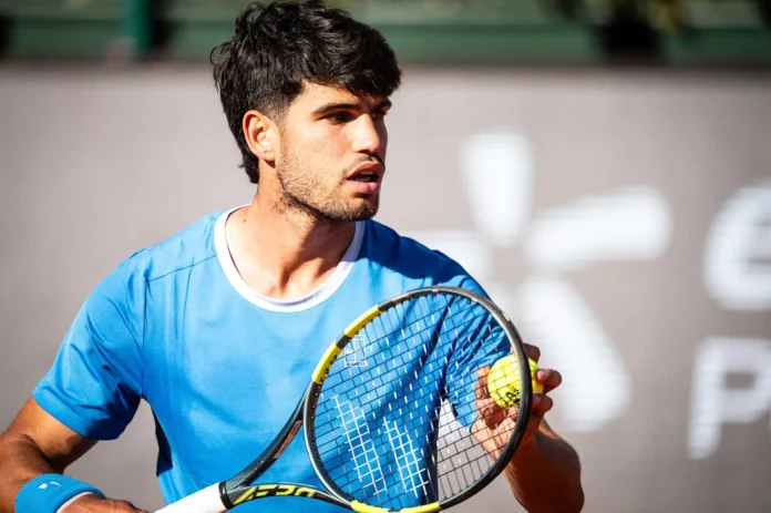 Tenis.- Carlos Alcaraz se entrena en la Arthur Ashe junto a Dani Mérida