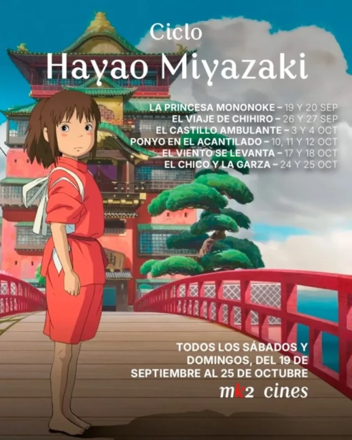 Toledo acoge durante seis fines de semana un ciclo de Hayao Miyazaki por el Premio Princesa de Asturias a Studio Ghibli