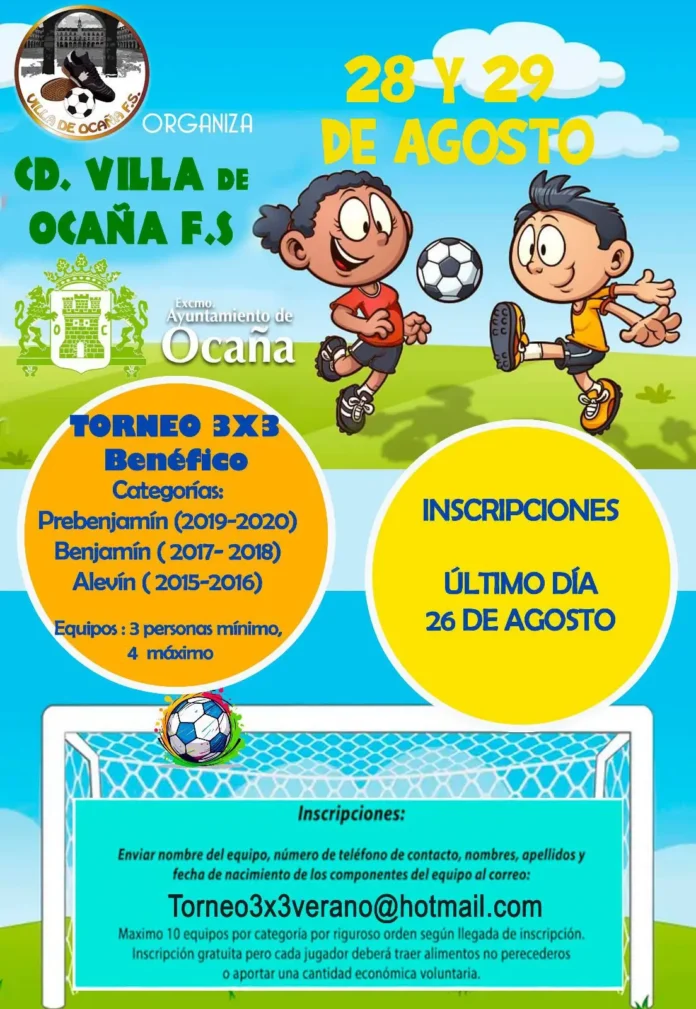 TORNEO 3X3 BENÉFICO