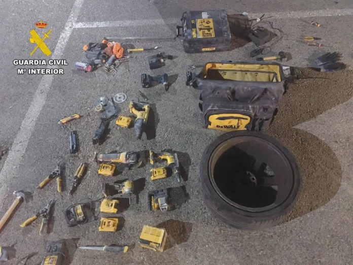Tres detenidos por robo con fuerza de herramientas y maquinaria en una obra en Mocejón (Toledo)