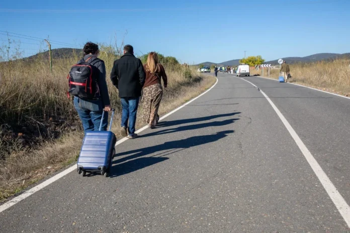 Urda se moviliza para prestar ayuda y evacuar a los accidentados del accidente ferroviario