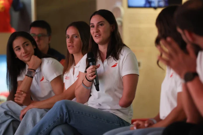 Varios.- Sarai Gascón y Sara Andrés reconocen su motivación para volver a competir tras haber sido madres